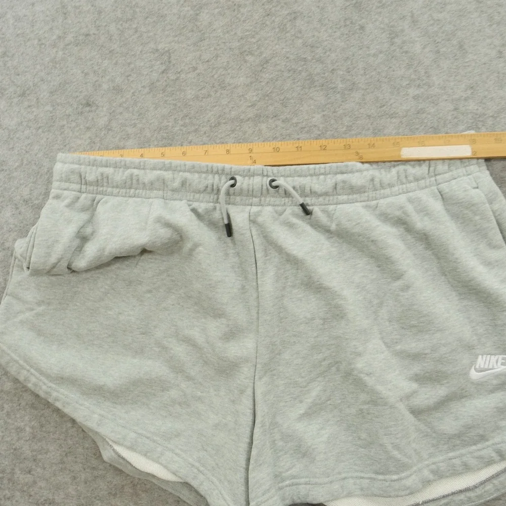 Nike Sportswear Shorts Womens Plus 1X Fleece Essentials Terry Elastic Waist